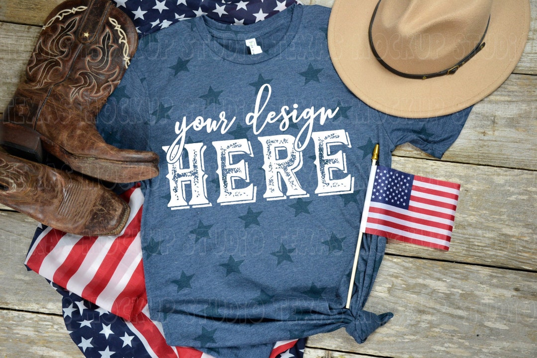 Code Five Star T-shirt Mockup, Star Shirt Mockup, Boho Mockup, Tshirt ...