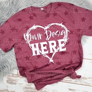 Code Five Star shirt mockup, Maroon Star shirt mockup, boho mockup, tshirt mockup, digital download, JPG