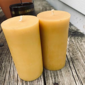 Pure beeswax candle-large