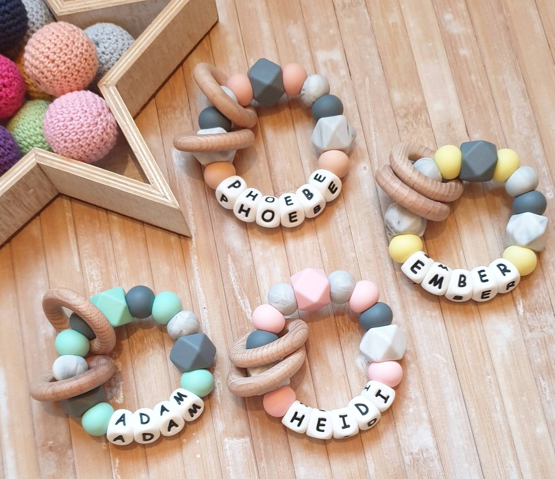 wrist teething toy