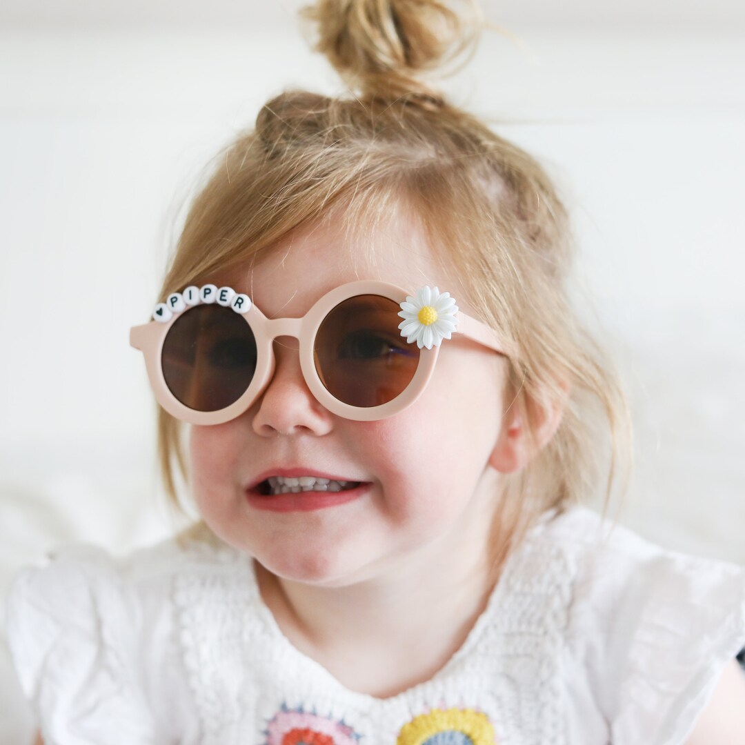 Personalised Children's Daisy Sunglasses Uv400 Etsy UK