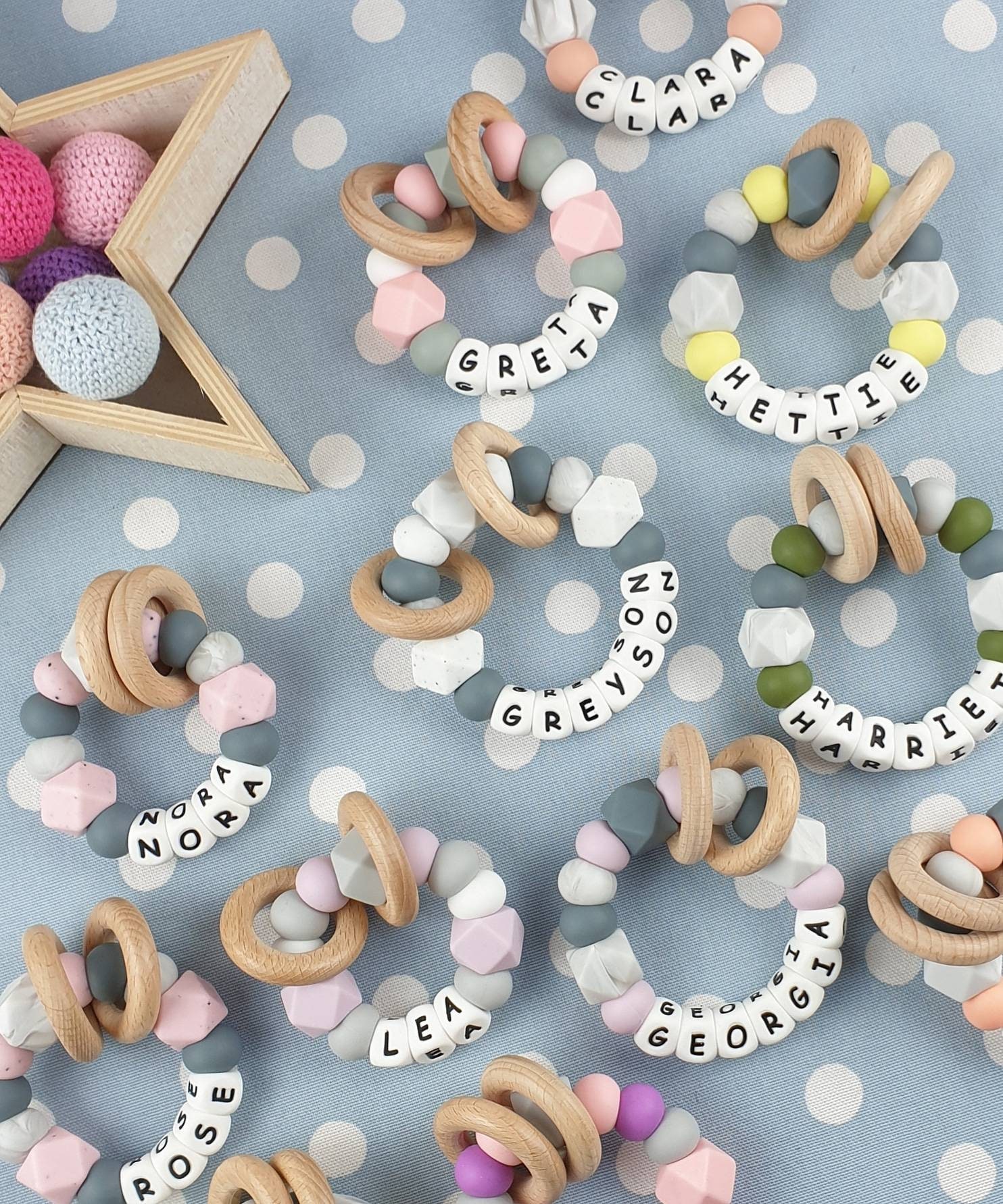 personalised teething toy
