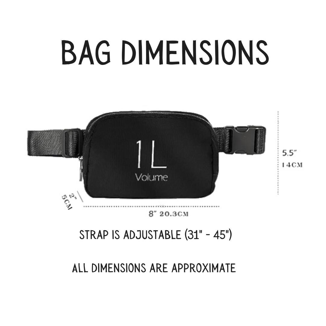 Personalized Kids Preppy Patch Belt Bag | Custom Crossbody Bag | Children’s Handbag | Custom Kids Fanny Pack | Preppy Style Kids Bag