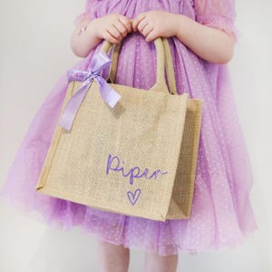 Blumenmädchen Tasche, personalisierte Blumenmädchen Geschenk Tasche, Gastgeschenke Hochzeit, Kinder Hochzeit Geschenke, Blumenmädchen Geschenk, Blumenmädchen Tasche benutzerdefinierte