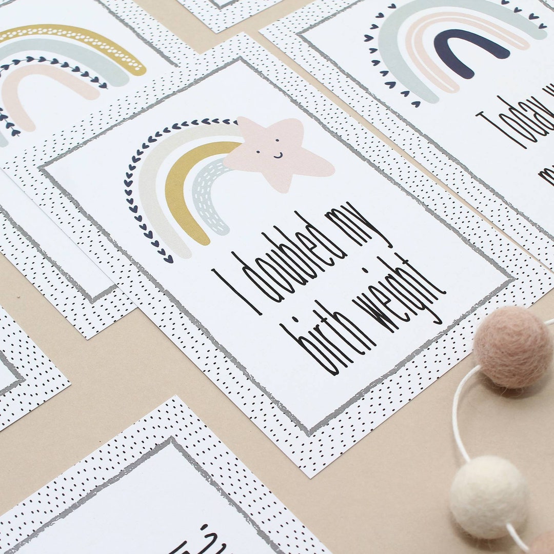 Premature Baby Milestone Cards, Premature Baby, Milestone Cards, Premmie Baby, Premature Baby