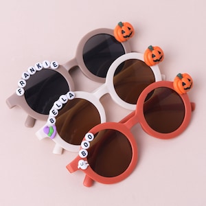 Personalised children&#39;s Halloween glasses | personalised halloween sunglasses | Halloween personalised kids sunglasses | Halloween gifts