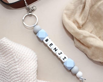 Personalised kids keychain- Back to school- Name Keyring- Children's bag charm