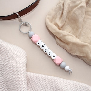 Zurück zu Schule personalisierter Schlüsselanhänger - Name Keyring- Kindertaschenanhänger