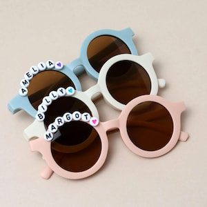 Personalised Kids Sunglasses UV400: Children's Name Sunglasses