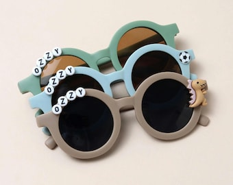 Personalised Kids Sunglasses: UV400 Protection, Custom Name Gift