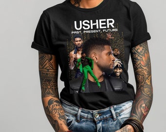 Usher Tour, Usher, Usher Raymond, Usher Past Present and Future Png, Usher Concert, sublimation png