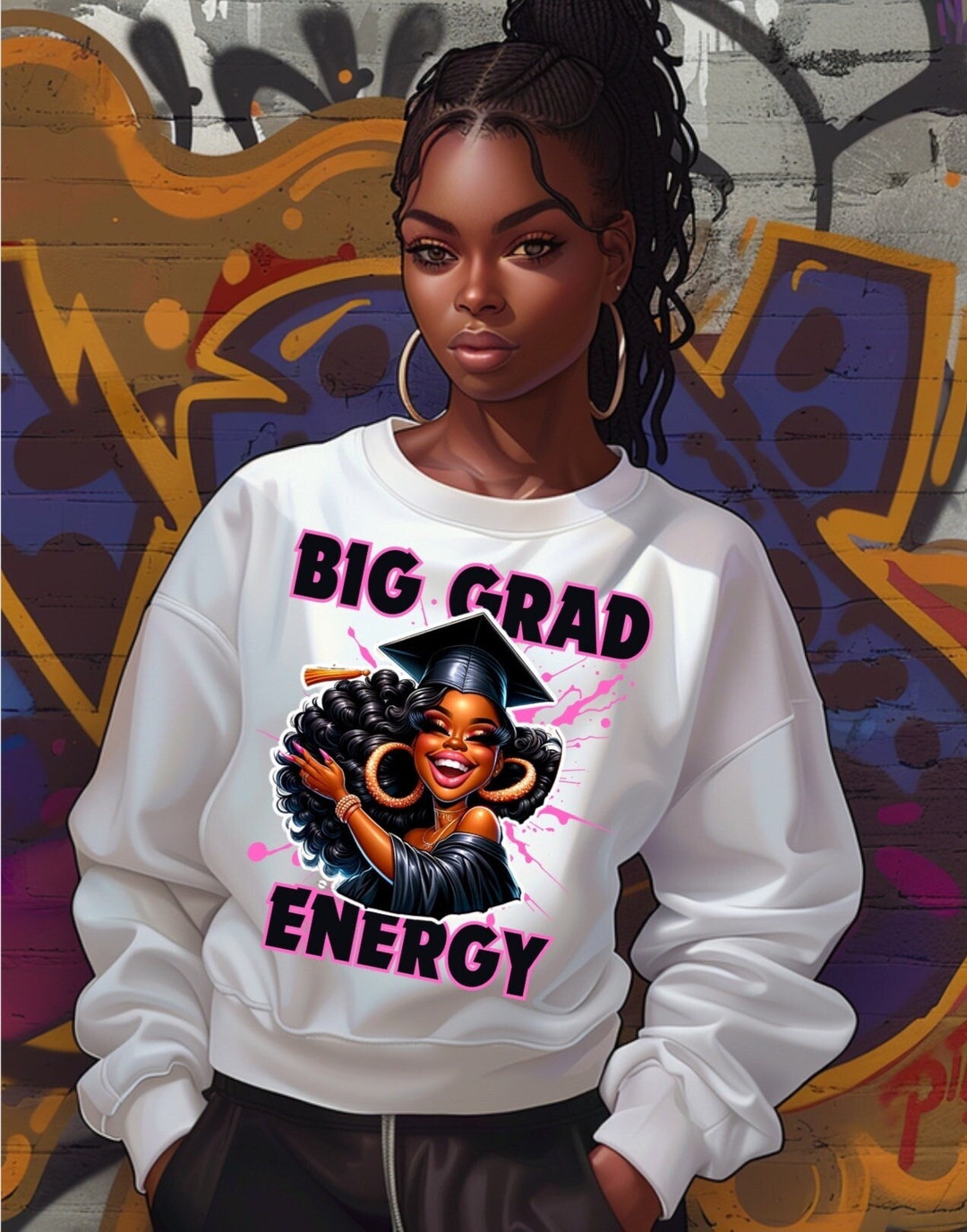 Graduation, Big Grad Energy, Senior 2024, Dioplma, PNG File ...