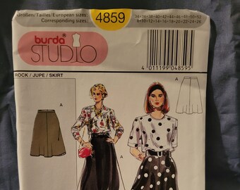Burda 4917 Vintage 1990s Winter Coat Uncut Sewing Pattern in Plus Sizes ...
