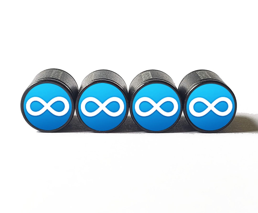Infinity Symbol Tire Valve Caps - Black Aluminum - Set of Four - Etsy