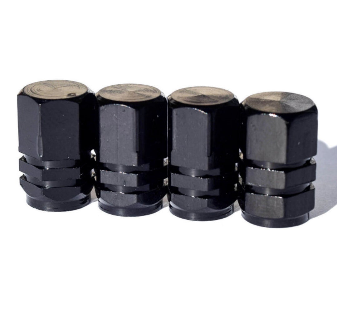 Ford F150 FX4 Off Road In Black On Black Aluminum Tire Valve Stem Caps - Foto 8