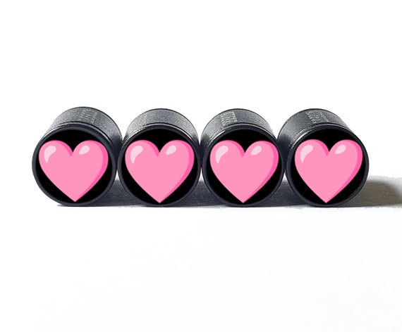 Pink tire valve caps discount