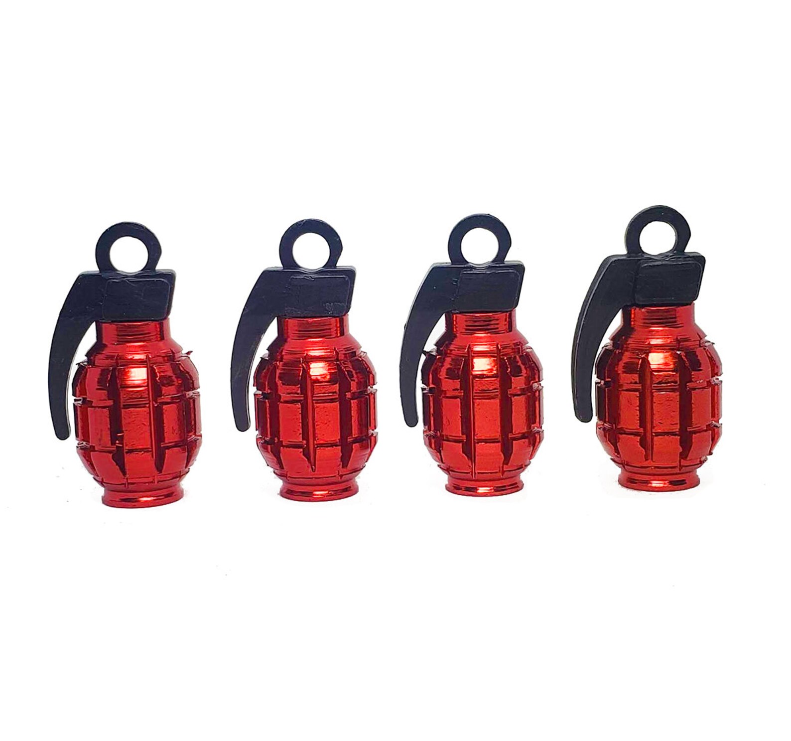 Grenade Style Tire Valve Stem Caps Set of Four Etsy