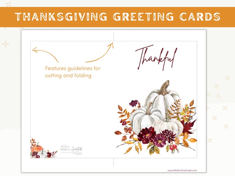 Thanksgiving Greeting Card | Printable Greeting Cards | Fall | Autumn ...