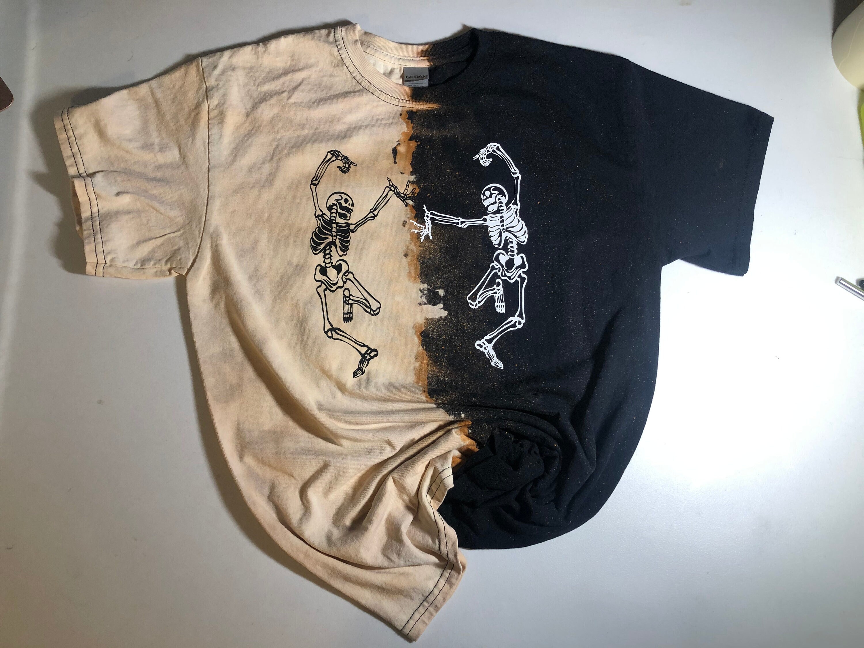 Split Half Shirt Etsy
