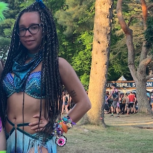 Made to Order- Water Rave Bra
