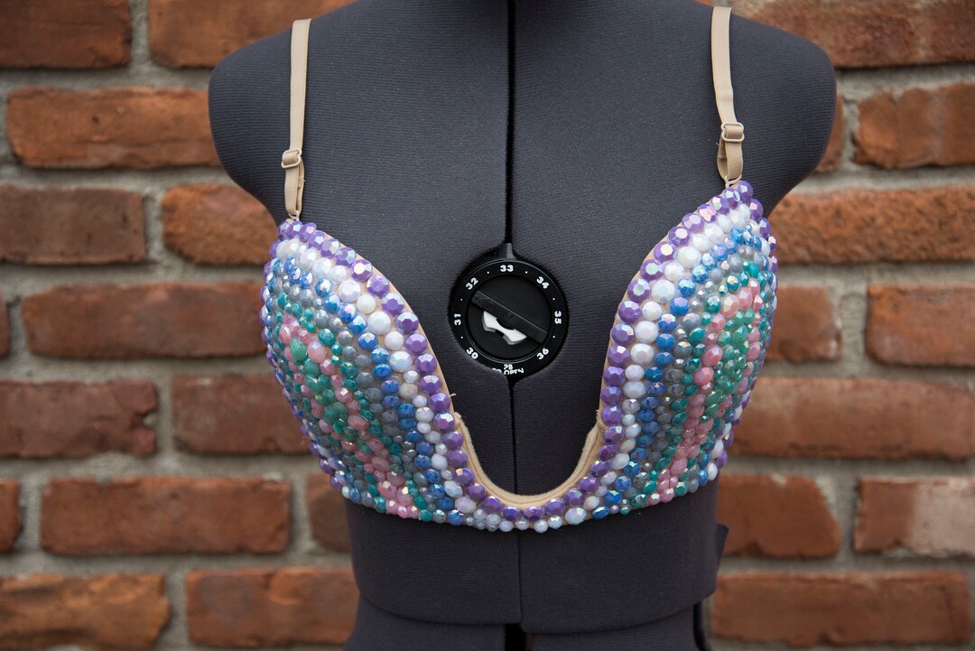 Made to Order- Pastel Princess Rave Bra - Etsy