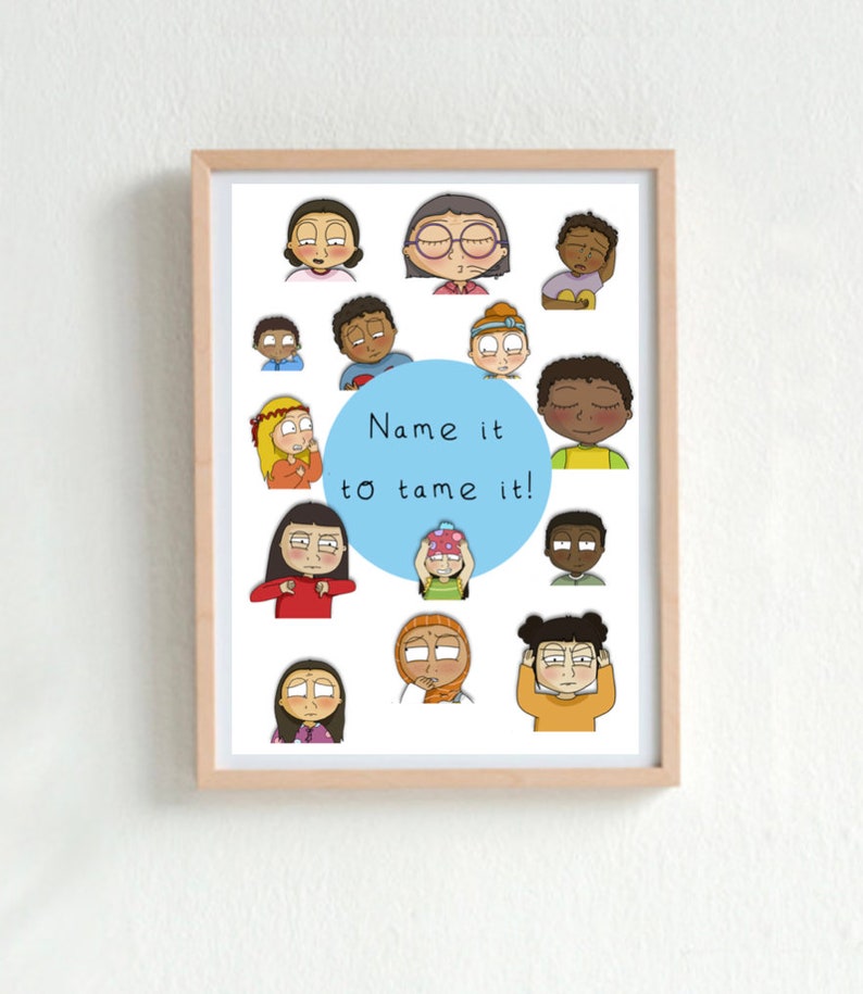 Name It To Tame It BUNDLE Resource Worksheets Posters Etsy Australia