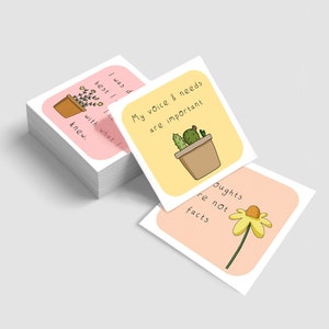 Cartes d'affirmations - Vers le bien-être à télécharger