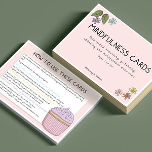 Mindfulness Cards - Journey to Wellness digital download