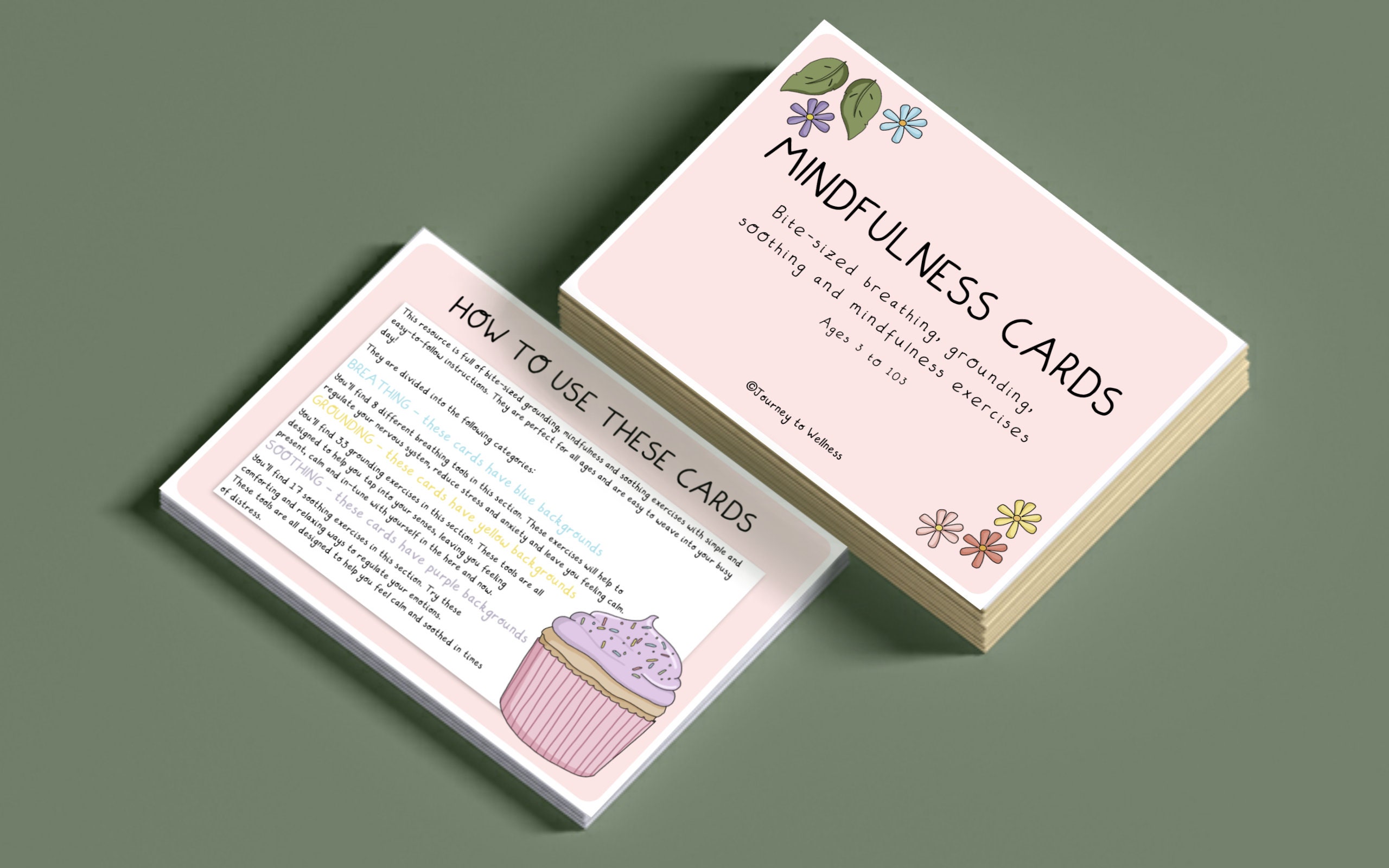 Mindfulness Cards - Journey to Wellness Digital Download - Etsy