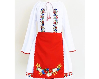 Romanian traditional costume/Romanian blouse/Romanian dance costume/Moldavian ie/Romanian traditional dress/Romanian traditional baby shower