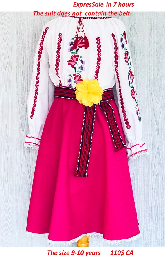 Traje tradicional rumano/traje popular