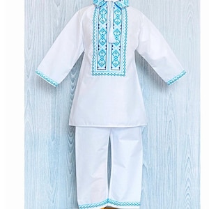 Romanian traditional costume/Romanian folk suits/Romanian traditional clothing/Romanian dance costume/Moldavian Child Traditional Costume