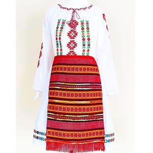 Romanian traditional costume/Romanian blouse/Romanian dance costume/Moldavian ie/Romanian traditional dress/Romanian traditional baby shower