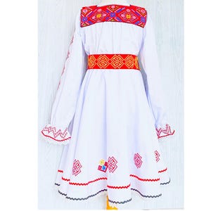 Romanian traditional costume/Romanian blouse/Romanian dance costume/Moldavian ie/Romanian traditional dress/Romanian traditional baby shower