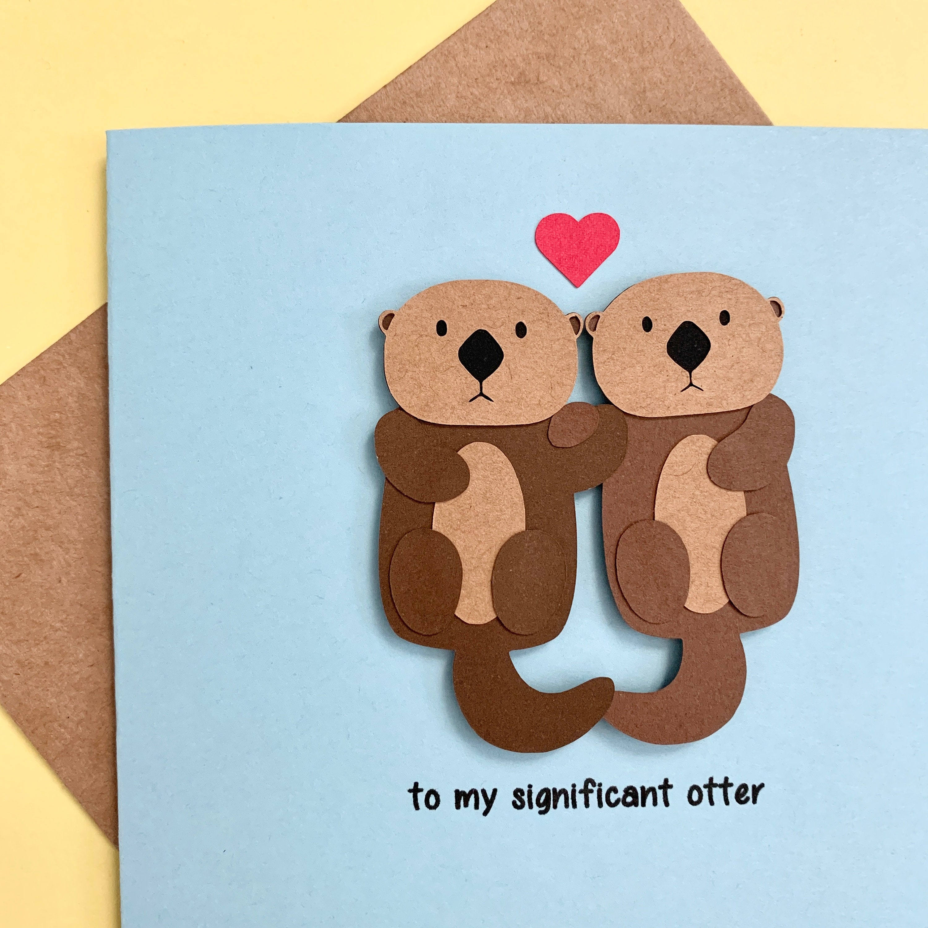 To My Significant Otter - Otter greeting Card