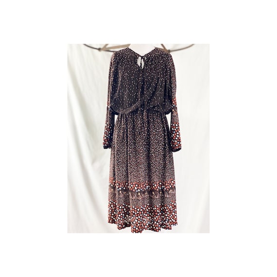 1970’s Peasant Tie Dress by Liz Roberts Inc - image 1