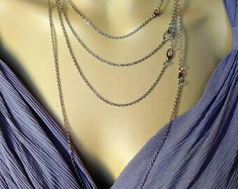 Roestvrijstalen kabelketting, aanslagvrij voor dagelijks gebruik