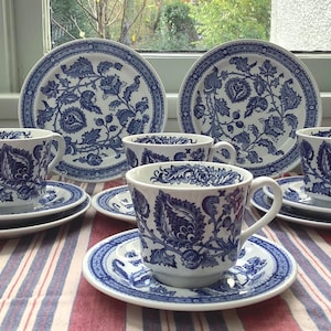 【英国ビンテージ】リッジウェイ★シェイクスピアカントリー★プレート5枚 英国ビンテージ】リッジウェイ☆シェイクスピアカントリー☆プレート5