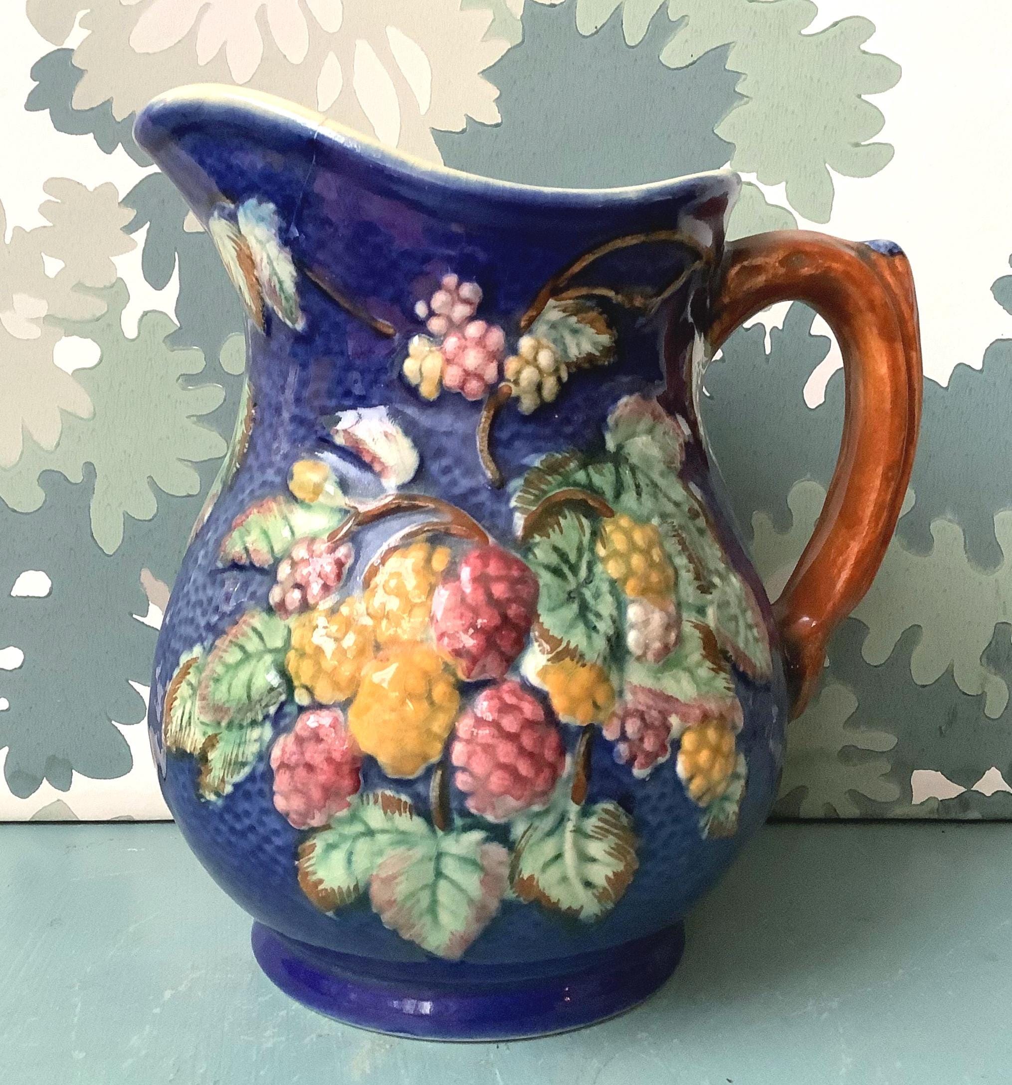 Moorcroft ムーアクラフト　花瓶 イギリス 1925-1940年代 陶器 Moorcroft ムーアクロフト リーフ