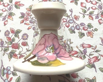 Moorcroft magnolia candlestick