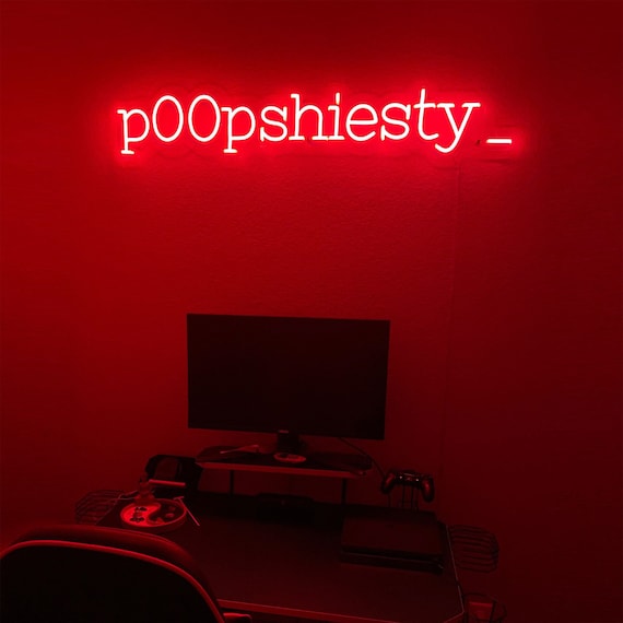 Wall Décor Custom Gamer Tag Sign Gift for Gamer LED Neon Light Game