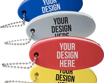 Custom float foam keychains, waterproof keychains, personalized float keychains