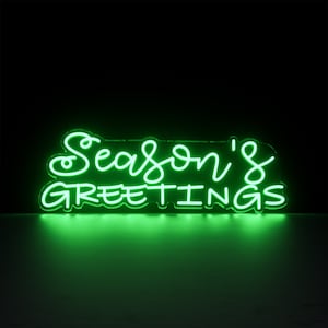 Meilleurs vœux de Noël LED Néon Décoration Intérieure, Décoration murale, Enseigne au néon LED personnalisée, Cadeau de Noël