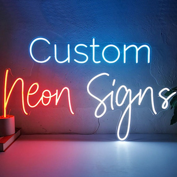 Insegna al Neon personalizzata luci a Led regalo di compleanno scritte al  Neon flessibili per la decorazione della parete della stanza delle feste