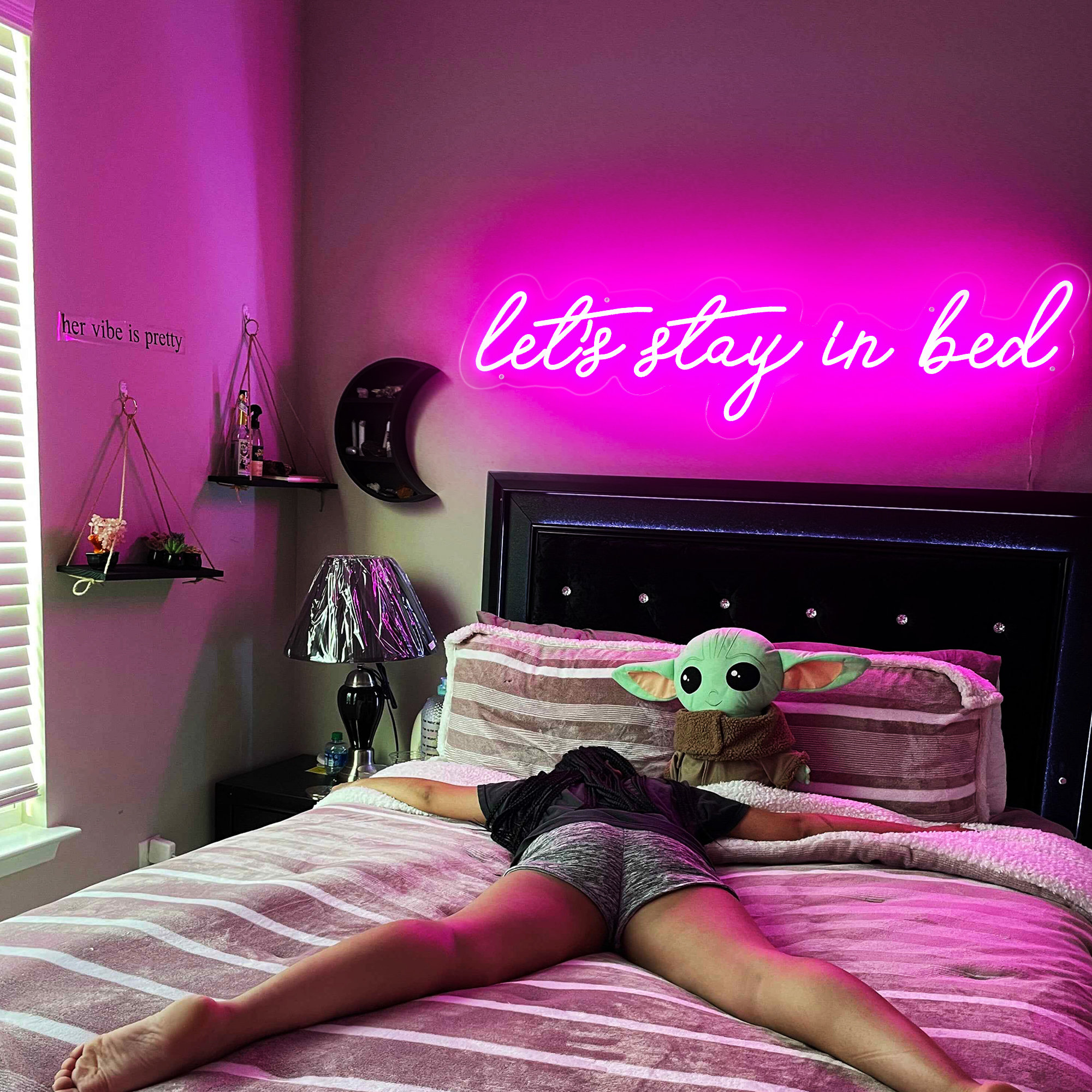 Duchess Mob grube Let's Stay in Bed Neon Sign Bedroom Custom Neon Sign Light - Etsy Denmark