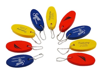 Personalized Floating Keychain, PU Foam Boat Key Float for Boaters, Kayak, Jet Ski, Water Sports, Waterproof Key Float, Fisherman Gift
