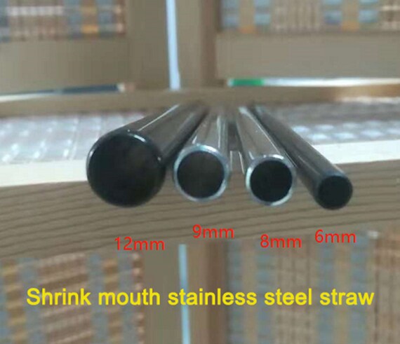 6*215mm colorful 304 stainless steel drinking