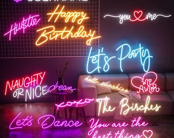 Personalisieren Flex LED Neon Zeichen Licht für Hochzeit Home Decor Anpassen Neon Zeichen Bar Store Logo Neon Zeichen