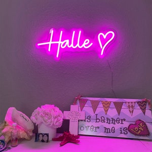 Name Neon Signs Christmas Gift, Neon Sign Bedroom, Personalized Gift, Gifts for Kids Baby Children Son Daughter, Custom Led Neon Sign