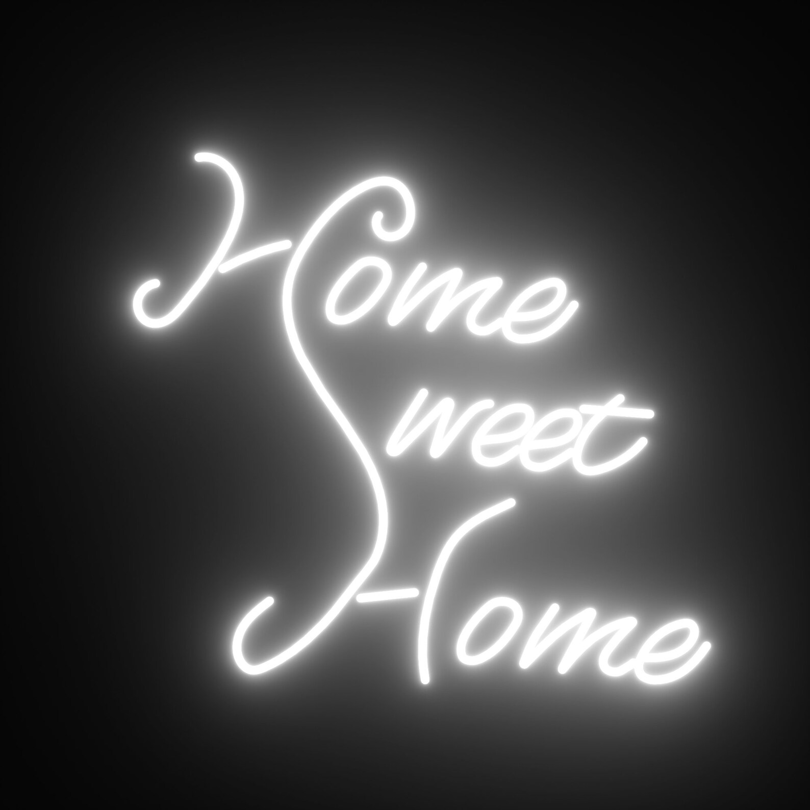 Home Sweet Home Sign Flex Neon Led Sign Custom Neon Sign Home Etsy
